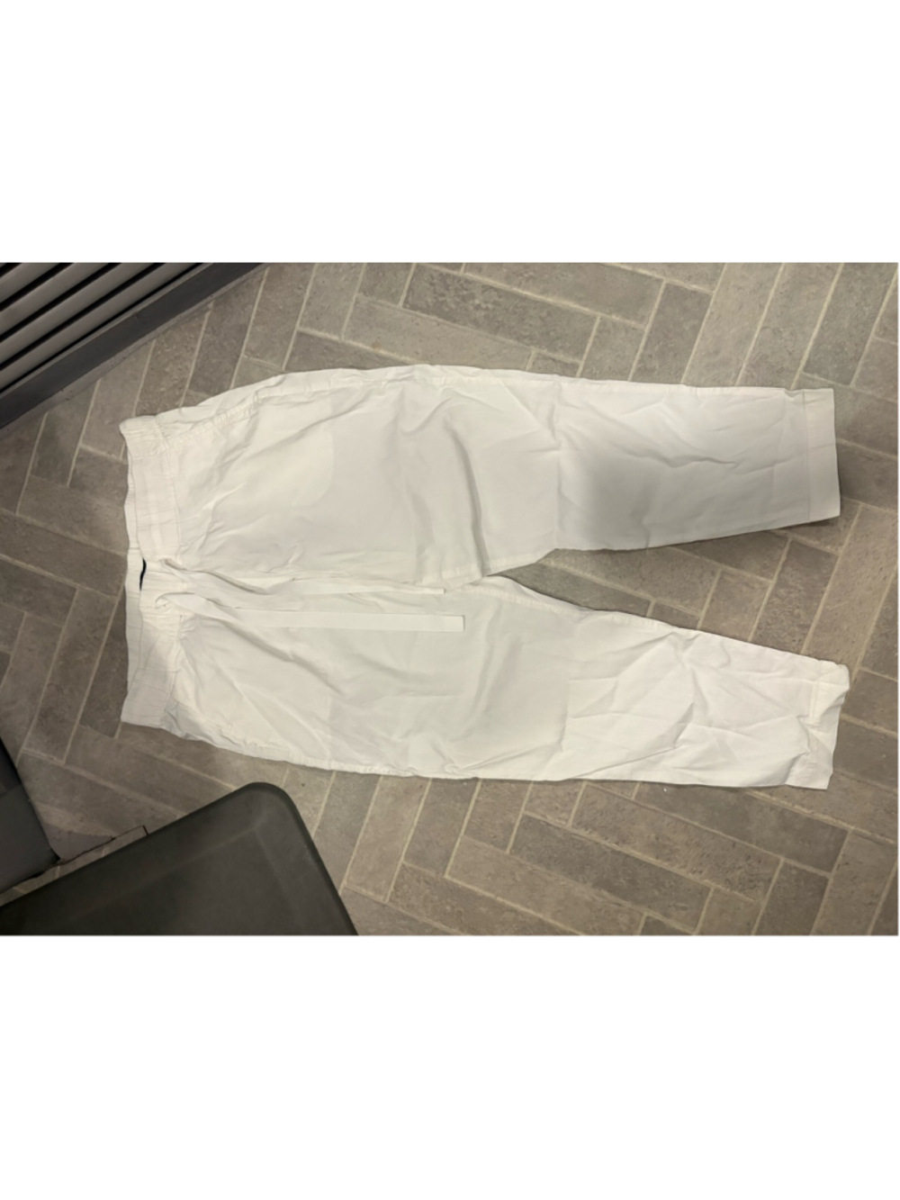 Women's Theory White Jogger Pants Size L